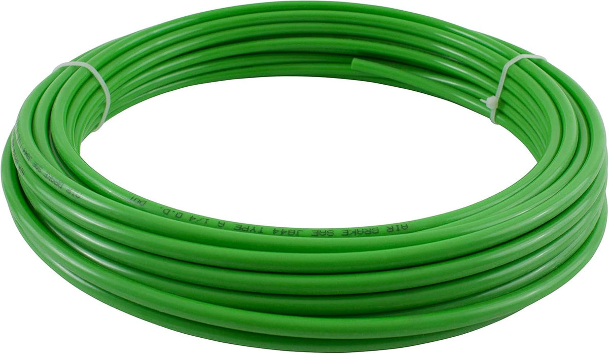 3/8" OD x 100' Blue Nylon Air Brake Tubing, Pack of 2 E577